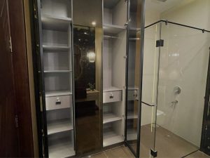 Groove Profile Glass Wardrobe